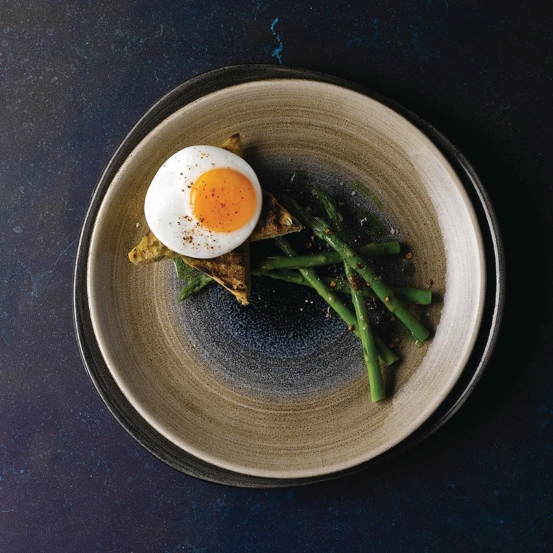 Churchill Stonecast Aqueous Coupe Plates Bayou Taupe 260mm (12 Pack) - Image 10