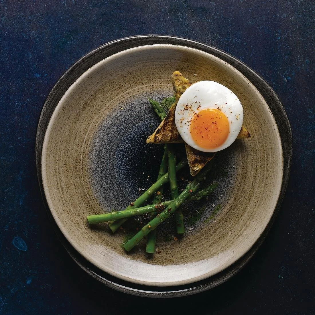 Churchill Stonecast Aqueous Coupe Plates Bayou Taupe 260mm (12 Pack) - Image 11