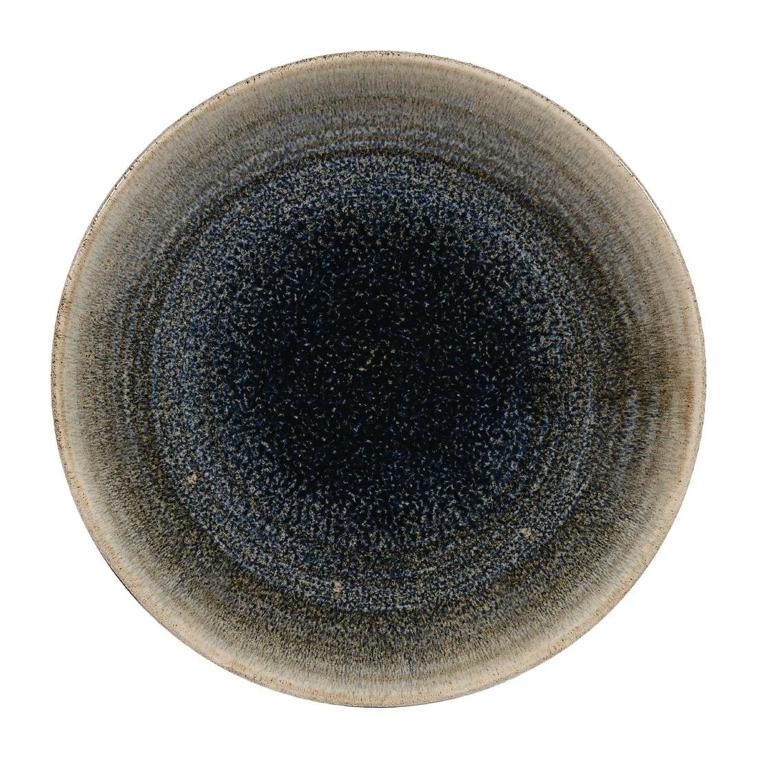 Churchill Stonecast Aqueous Coupe Plates Bayou Taupe 165mm (12 Pack) - Image 1