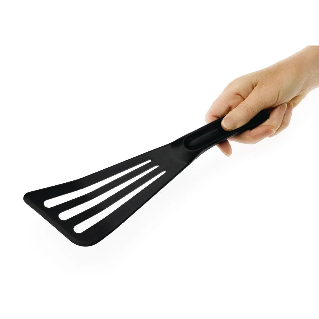 Matfer Bourgeat Pelton Exoglass Slotted Spatula 30cm Black - Image 4