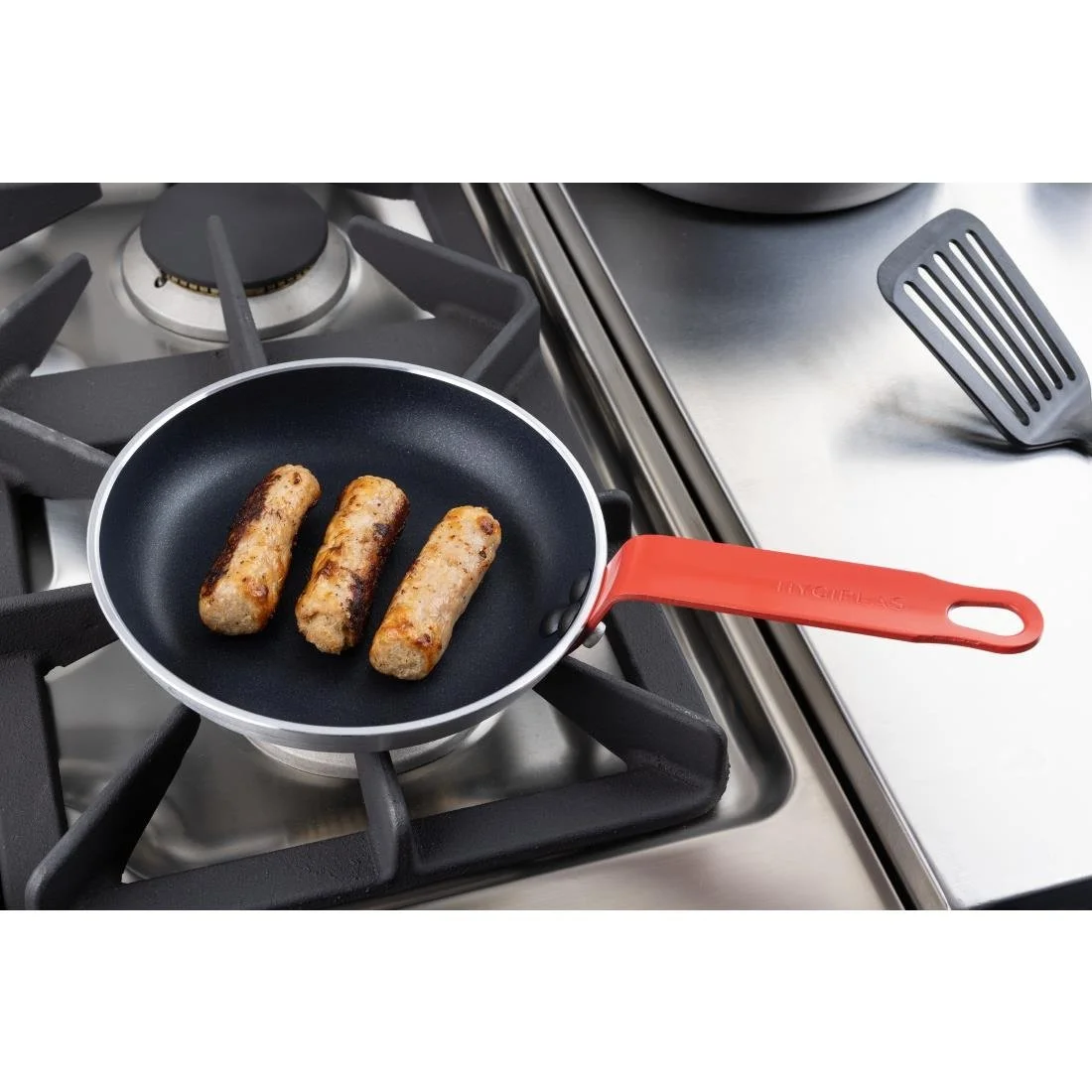 Hygiplas Aluminium Non-stick Teflon Platinum Plus Frying Pan Red 20cm - Image 11