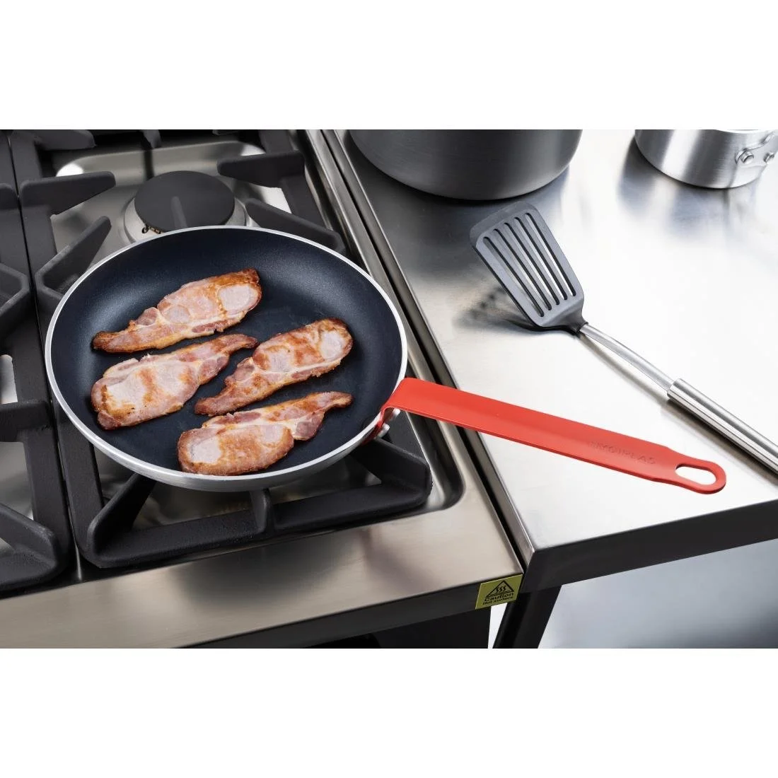 Hygiplas Aluminium Non-stick Teflon Platinum Plus Frying Pan Red 28cm - Image 11