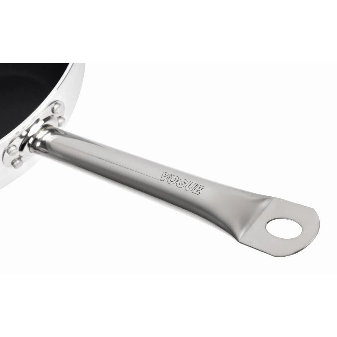 Vogue Non-stick Teflon Aluminium Platinum Plus Wok 30cm - Image 5