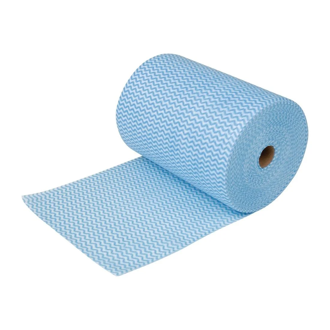 Nisbets Essentials Non-Woven Cloth Blue (Roll of 300 Sheets) - Image 1