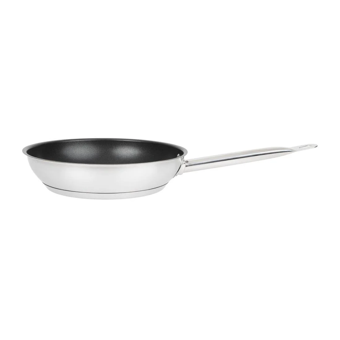 Vogue Stainless Steel Non-Stick Teflon Platinum Plus Frying Pan 24cm - Image 3