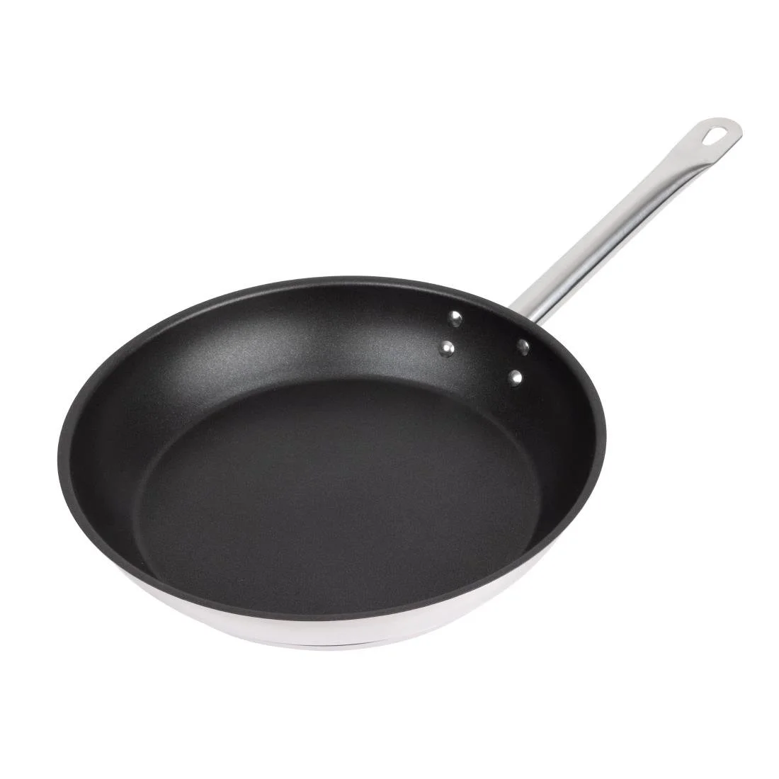 Vogue Stainless Steel Non-Stick Teflon Platinum Plus Frying Pan 28cm - Image 1