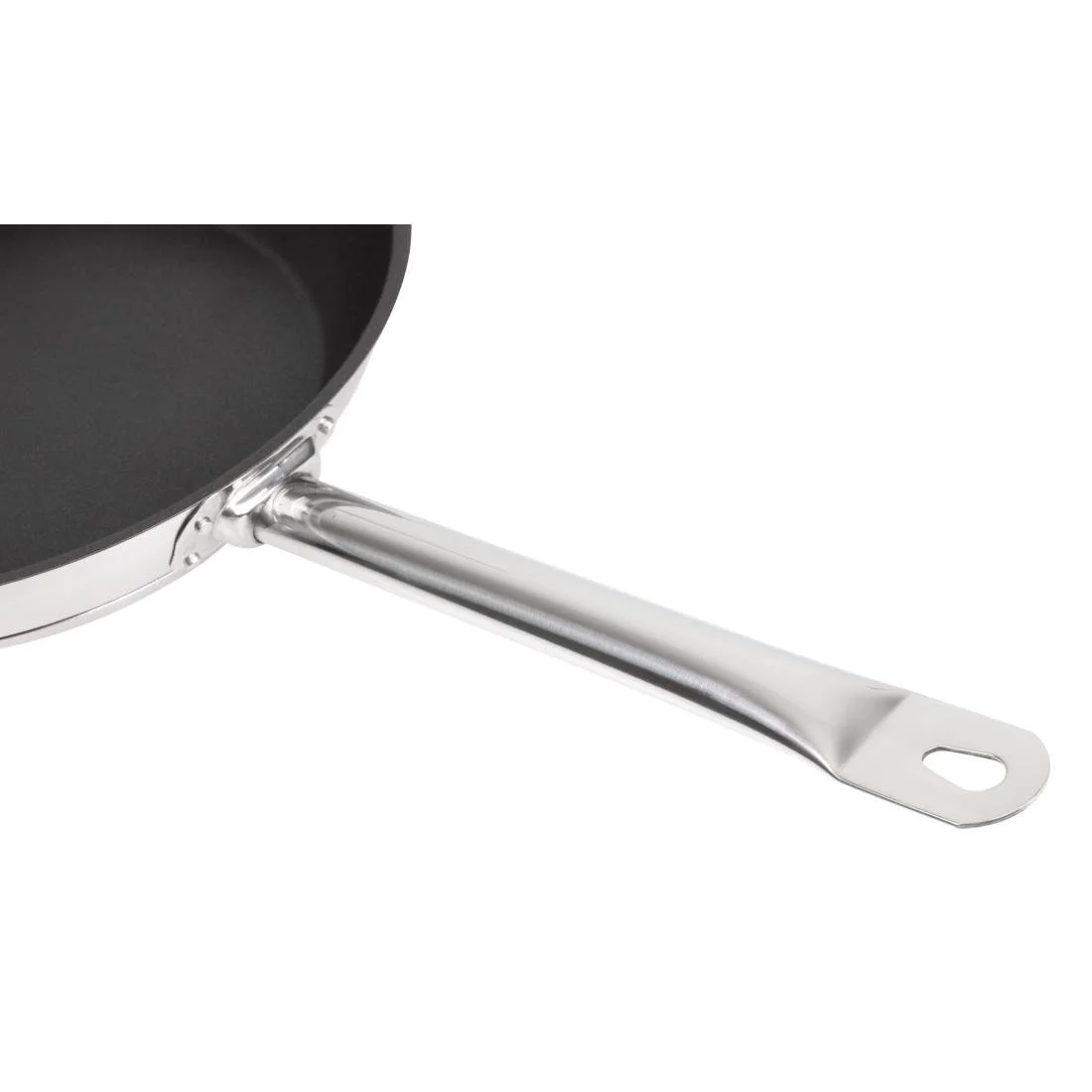 Vogue Stainless Steel Non-Stick Teflon Platinum Plus Frying Pan 28cm - Image 5