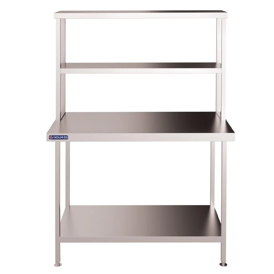 Vogue Stainless Steel Wall Table Welded with Double Gantry 700(D)mm - Image 2