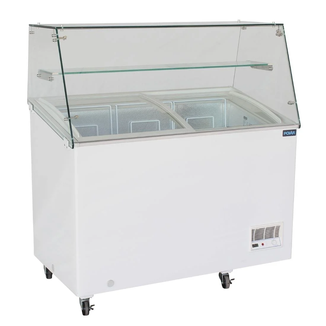 Polar G-Series Display Chest Freezer with Glass Surround 270Ltr - Image 1
