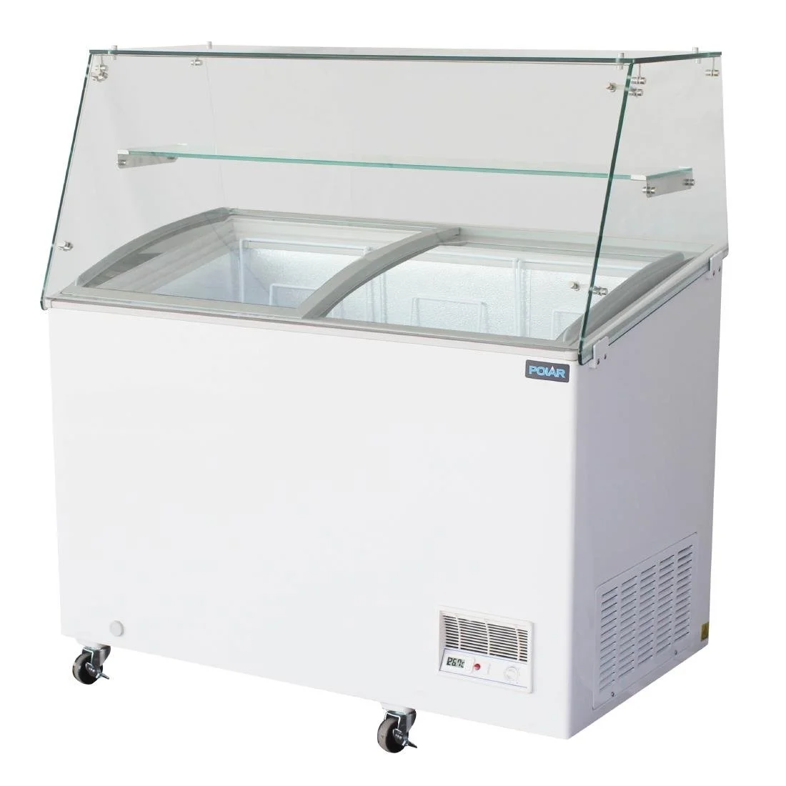 Polar G-Series Display Chest Freezer with Glass Surround 270Ltr - Image 3