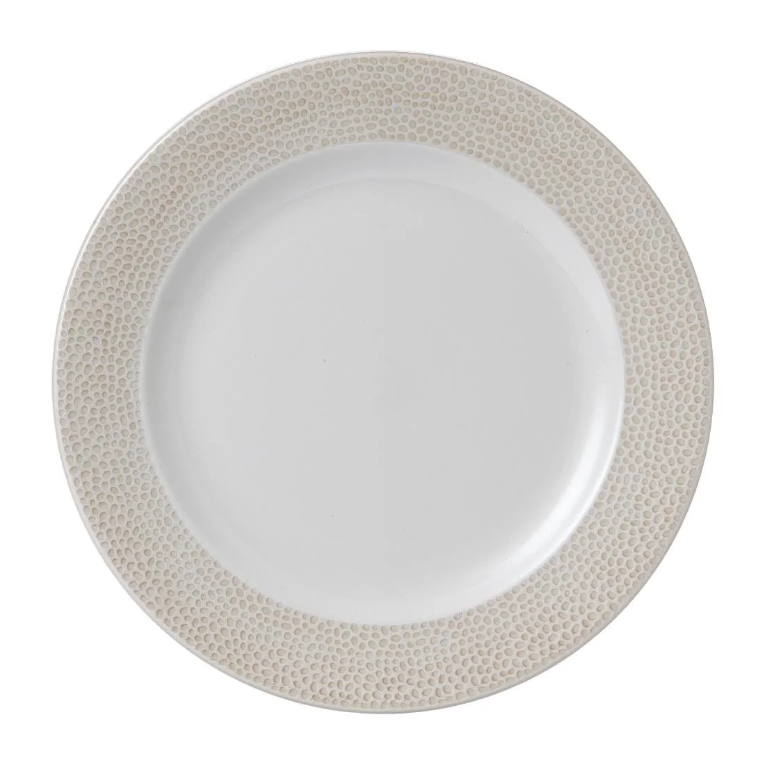 Churchill Isla Spinwash Sand Footed Plates 276mm (12 Pack) - Image 1