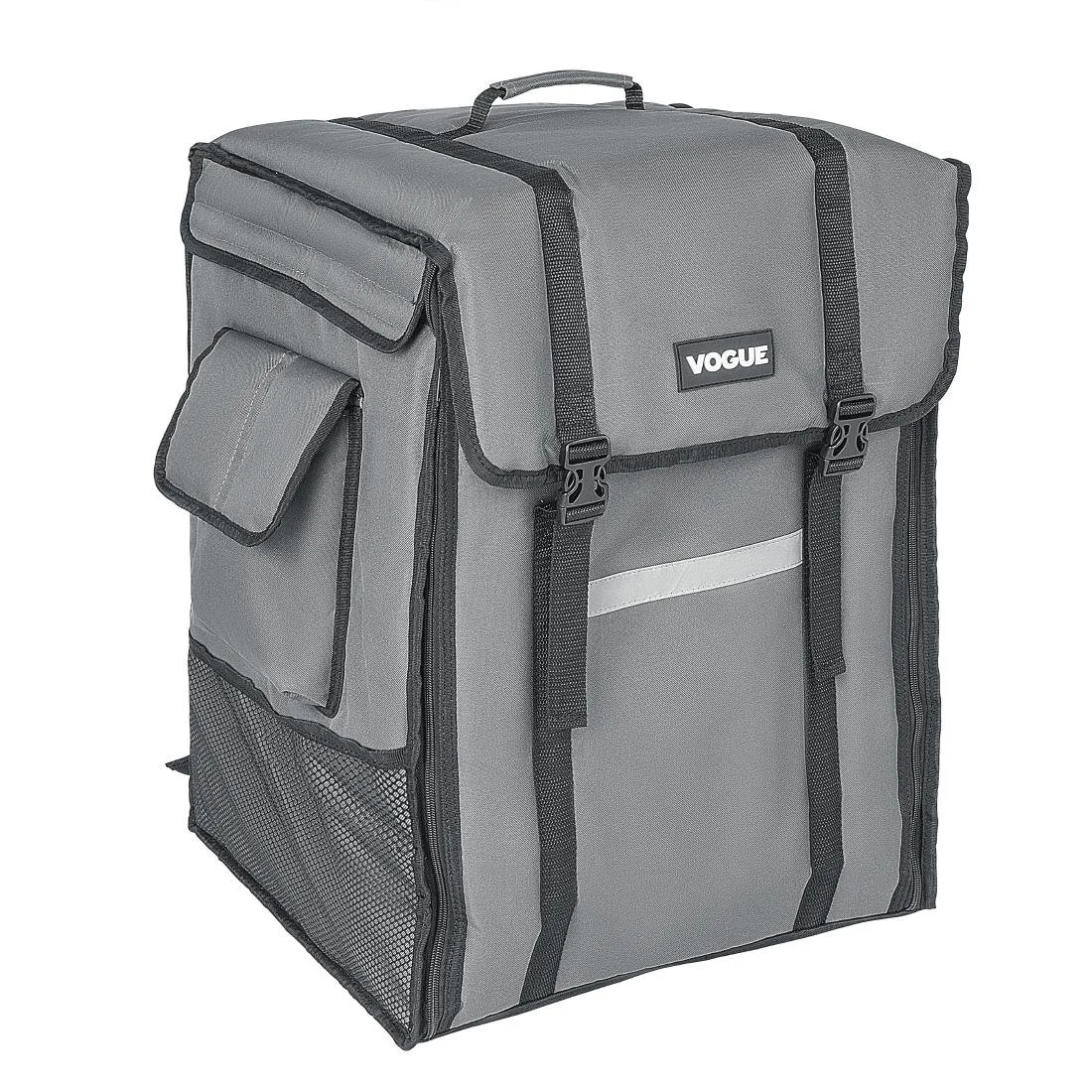 Vogue Insulated Delivery Back Pack Grey 550x400x400mm - Image 1