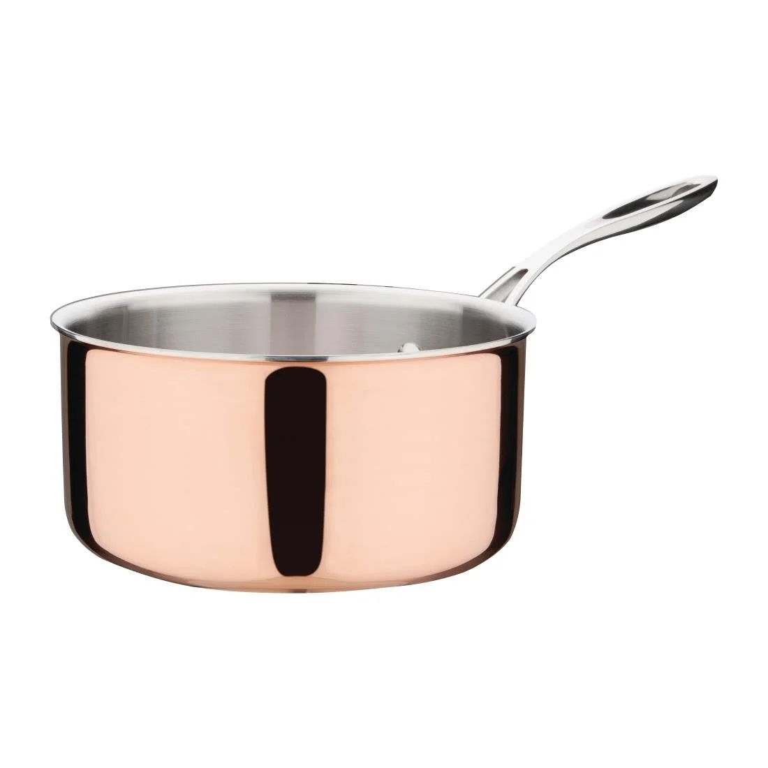 Vogue Copper Tri-Wall Saucepan 20cm - Image 1
