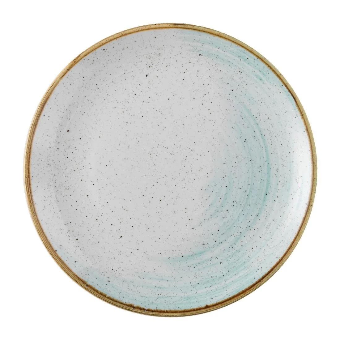 Churchill Stonecast Accents Evolve Coupe Plates Duck Egg 260mm (12 Pack) - Image 1
