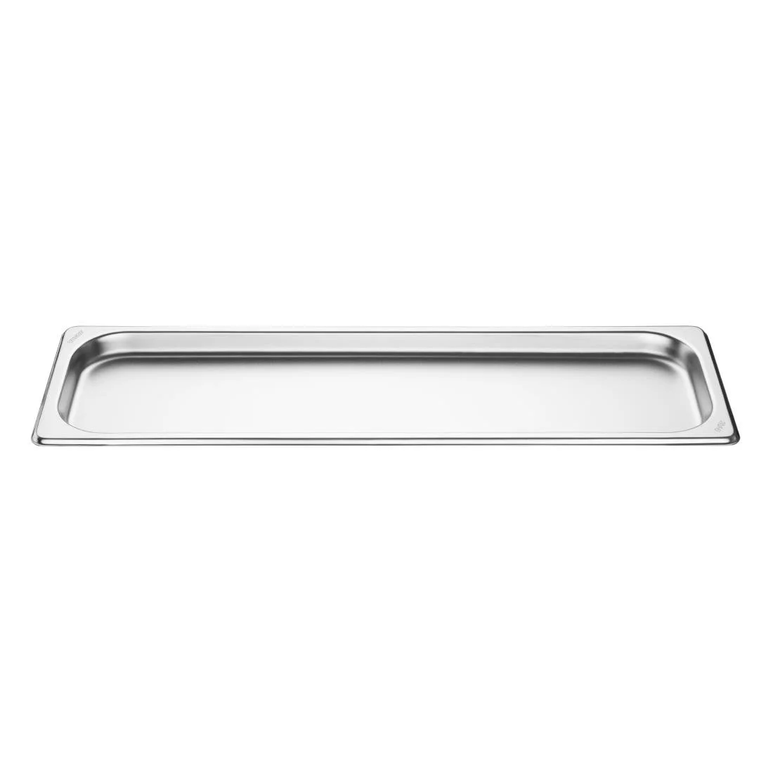 Vogue Stainless Steel Gastronorm 2/4 Tray 20mm - Image 1