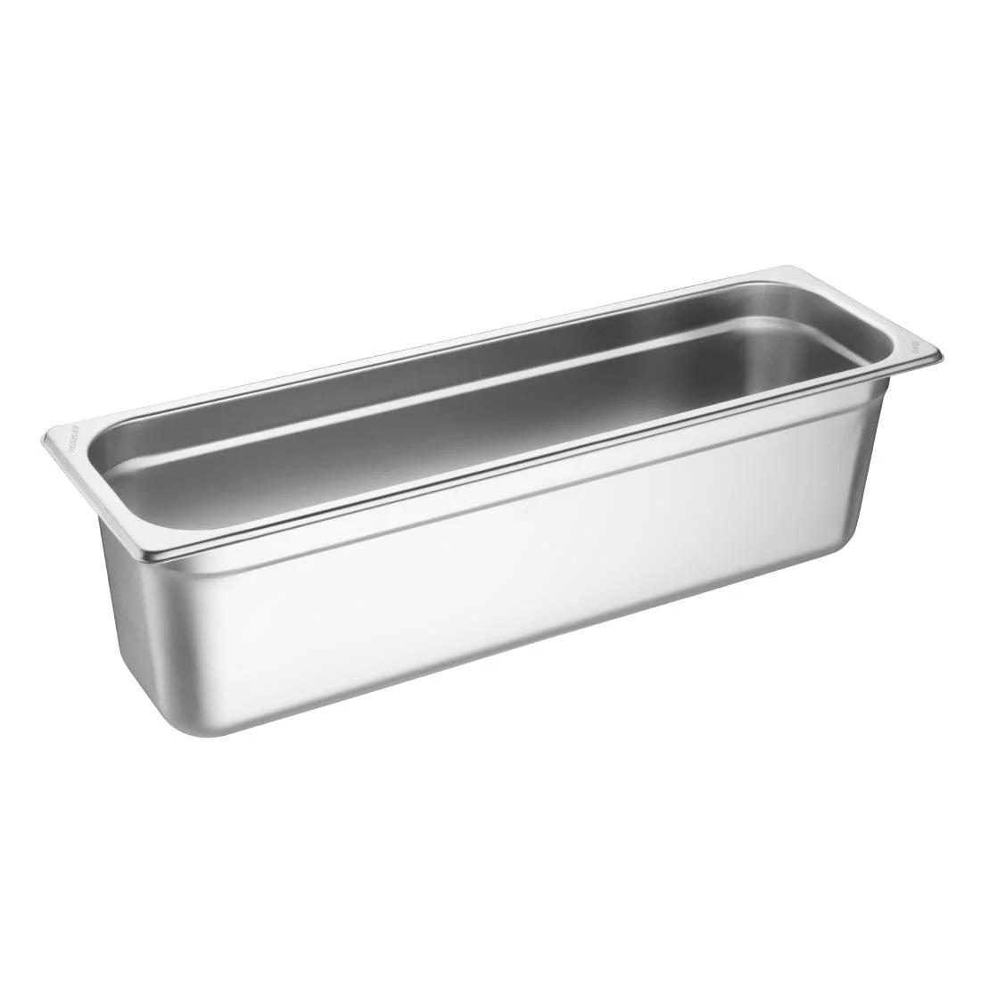 Vogue Stainless Steel Gastronorm 2/4 Tray 150mm - Image 2