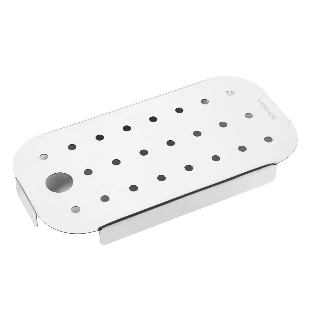 Vogue Stainless Steel GN Drainer Tray for GN 1/4 - Image 1