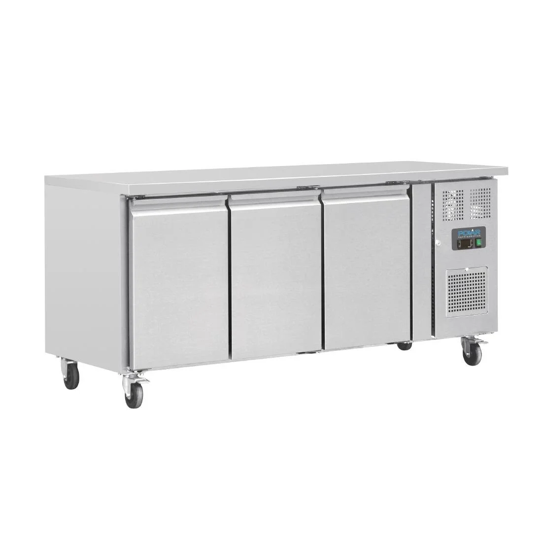 Polar U-Series Triple Door Counter Fridge 417Ltr - Image 1