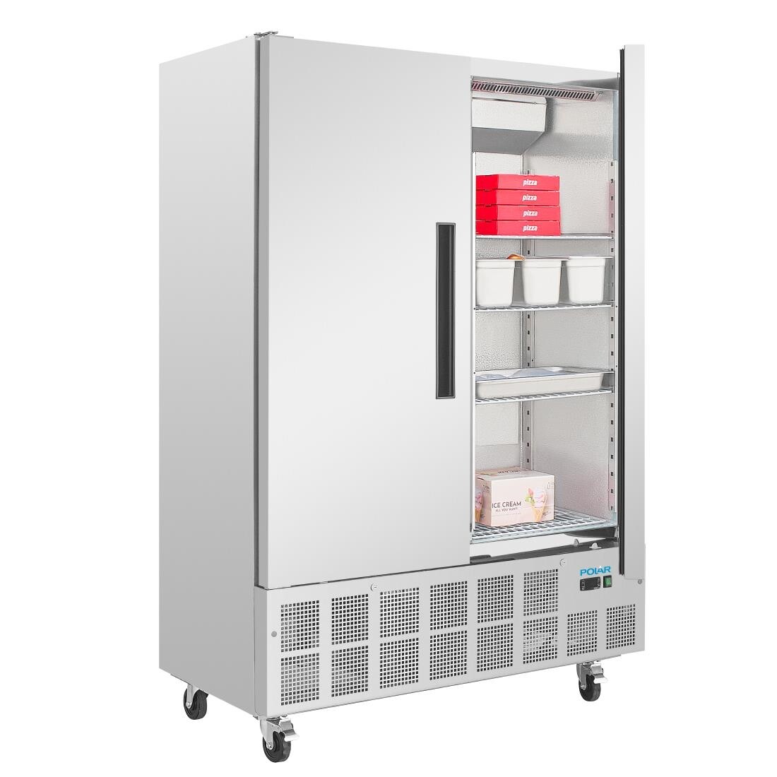 Polar 2 Door Slimline Freezer 960 Ltr