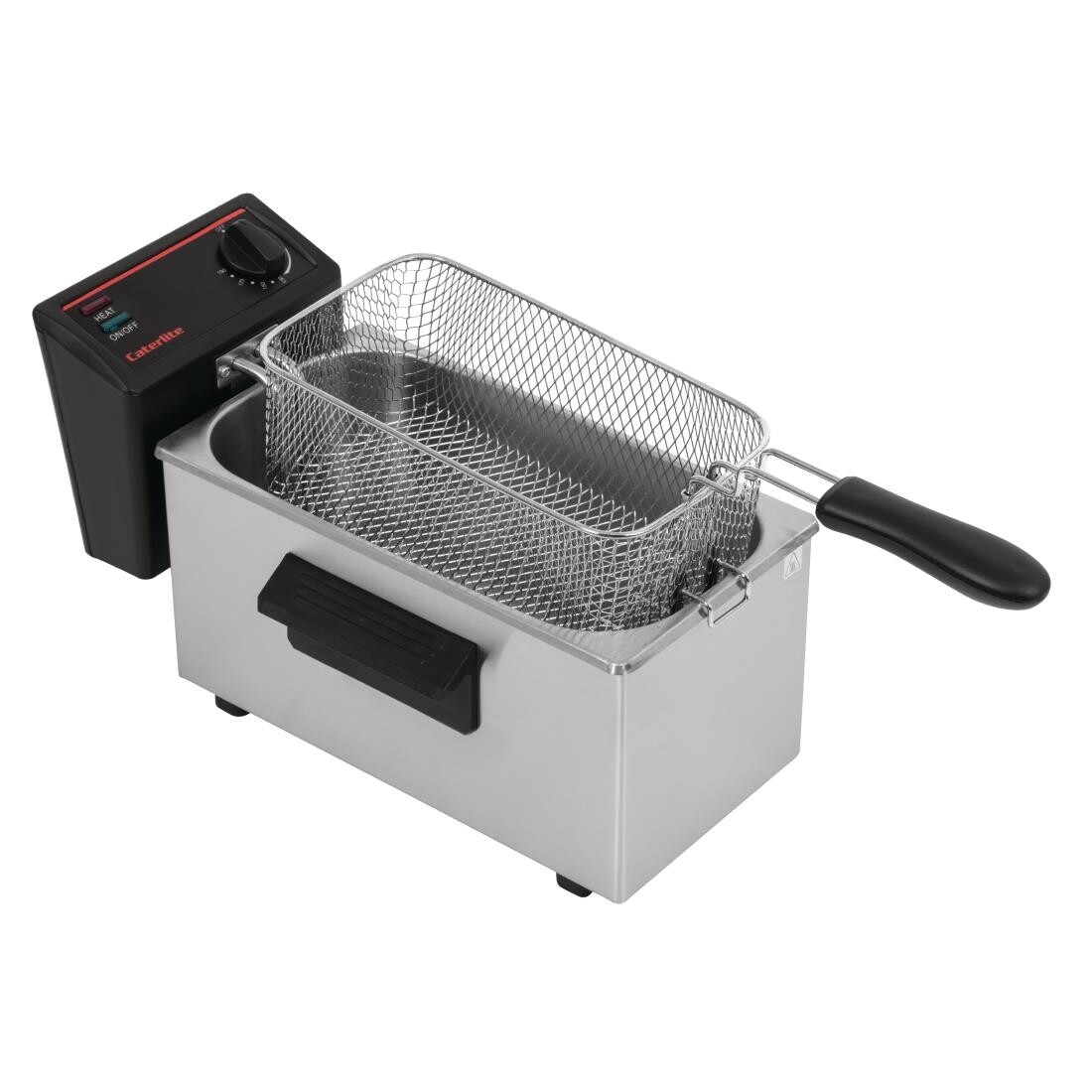 Caterlite Light Duty Single Tank Countertop Fryer 3.5Ltr
