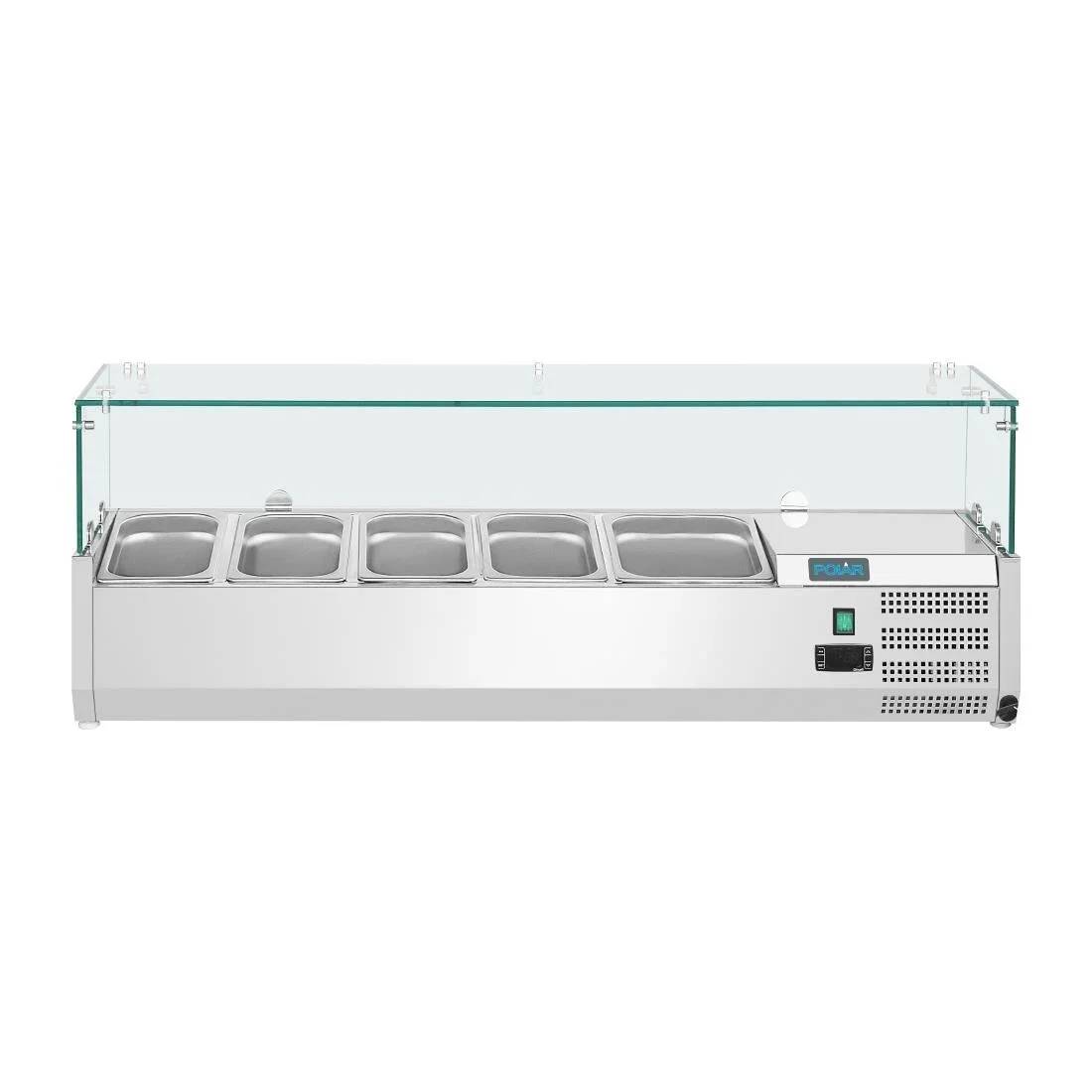 Polar G-Series Countertop Prep Fridge 4x GN 1/3 & 1x 1/2GN - Image 1