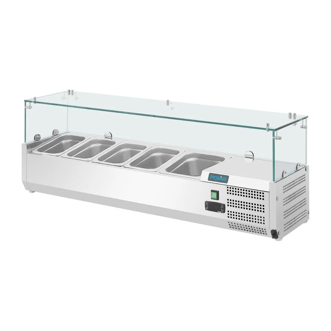 Polar G-Series Countertop Prep Fridge 4x GN 1/3 & 1x 1/2GN - Image 7