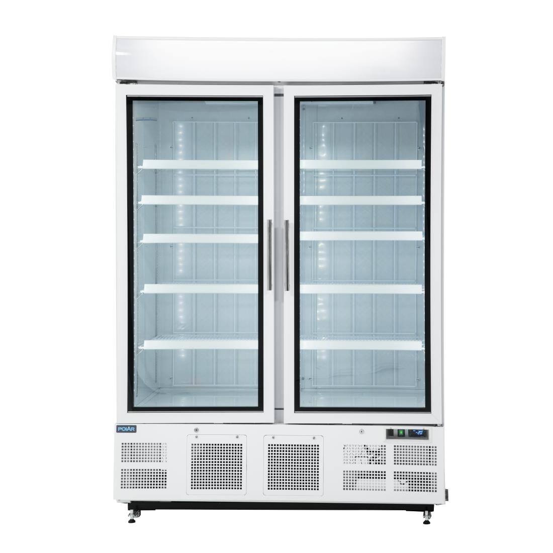 Polar Display Freezer with Light Box 920Ltr