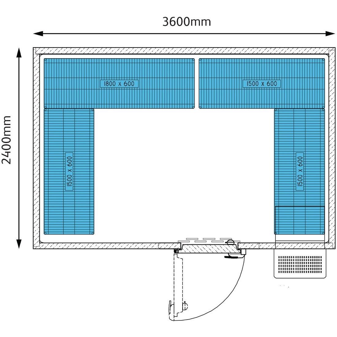 Foster Advantage Walk In Freezer Integral ADV3624 LT INT