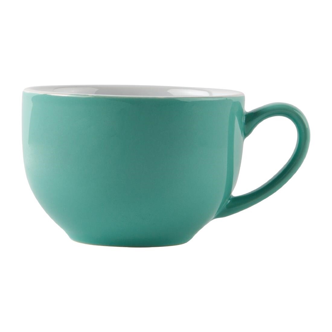 Olympia Cafe Cappuccino Cups Aqua 340ml