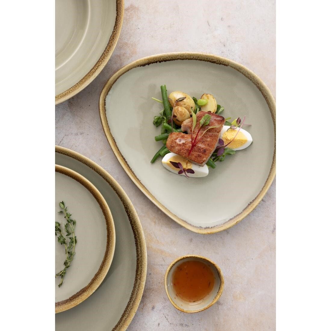 Olympia Kiln Dipping Pot Moss 70mm