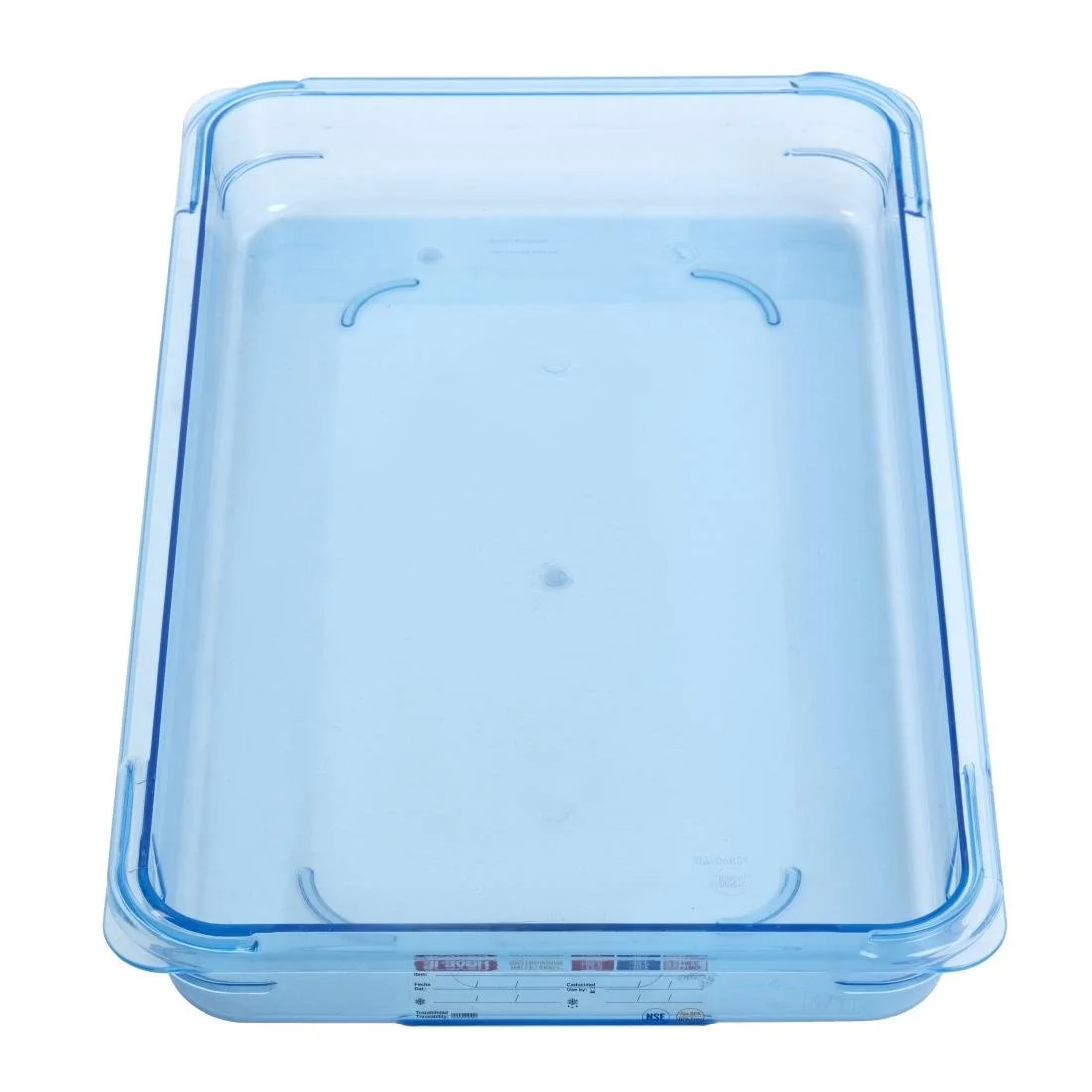 Araven ABS Food Storage Container Blue GN 1/1 65mm - Image 3