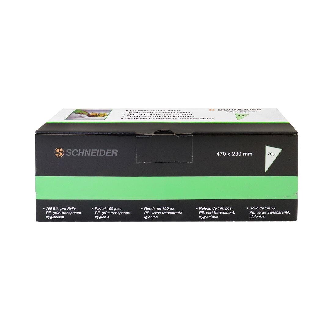 Schneider Green Disposable Piping Bags 47cm Pack of 100