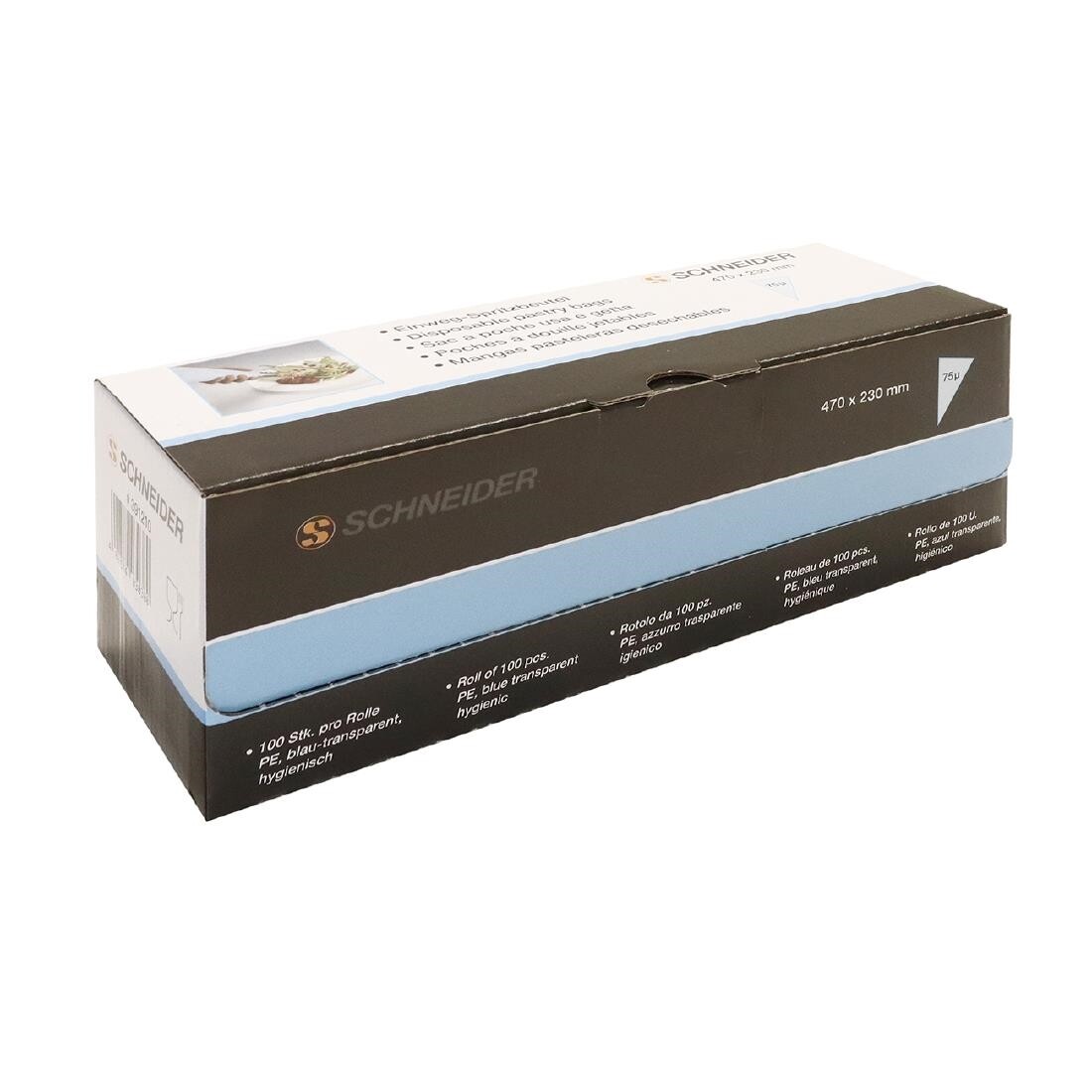 Schneider Blue Disposable Piping Bags 47cm Pack of 100