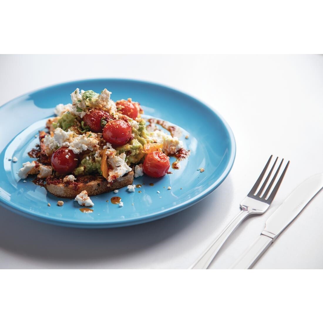 Olympia Cafe Coupe Plate Blue 205mm