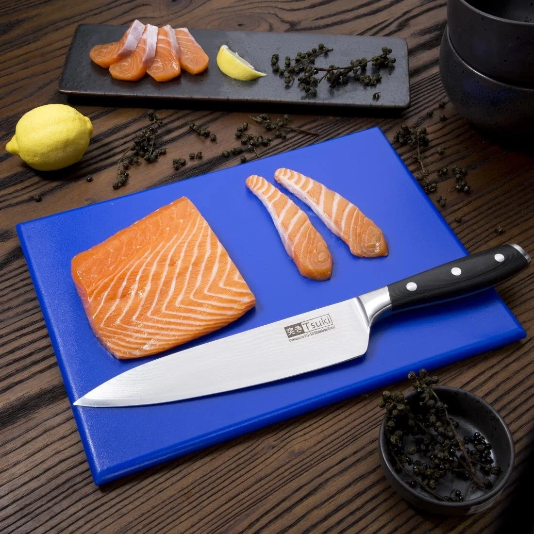 Hygiplas High Density Blue Chopping Board - Image 4