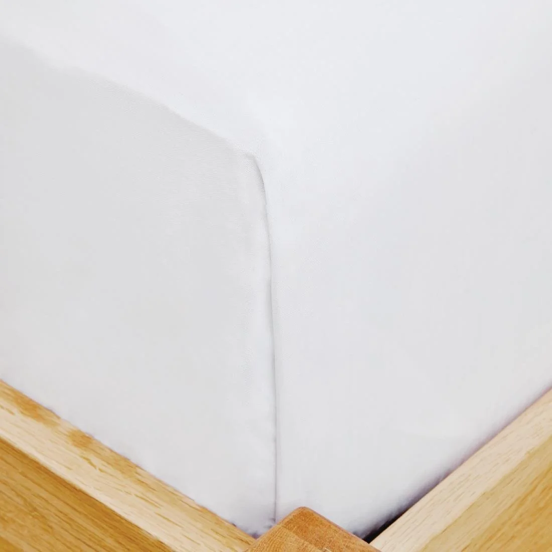 Eco Organic Flat Sheet White - Image 3