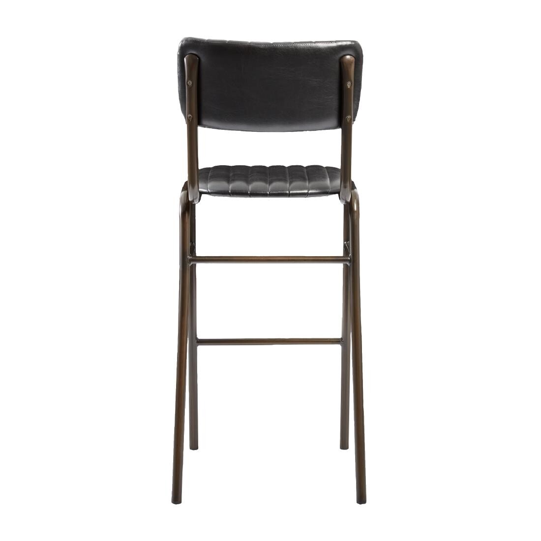 Tavo Stacking Bar Stool Vintage Black (Pack of 2)