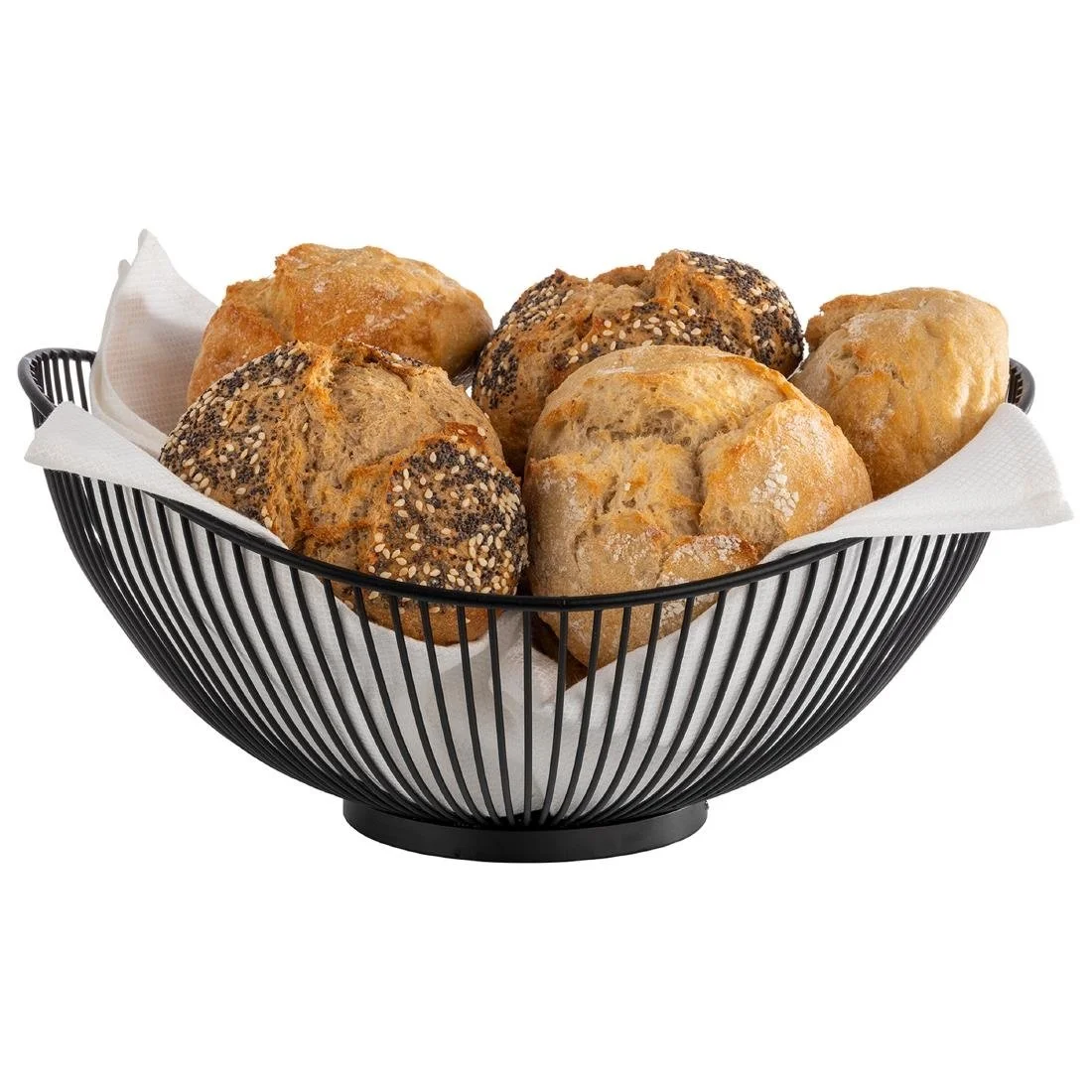 APS Svart Black Mesh Basket 295x255x135mm - Image 3