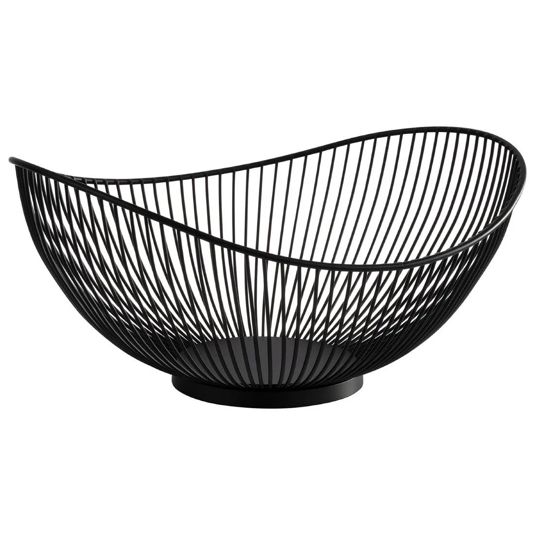 APS Svart Black Mesh Basket 295x255x135mm - Image 1