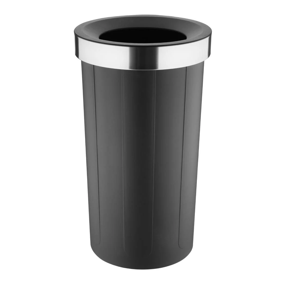 Bolero Bin with Open Top Lid Black 60Ltr - Image 2