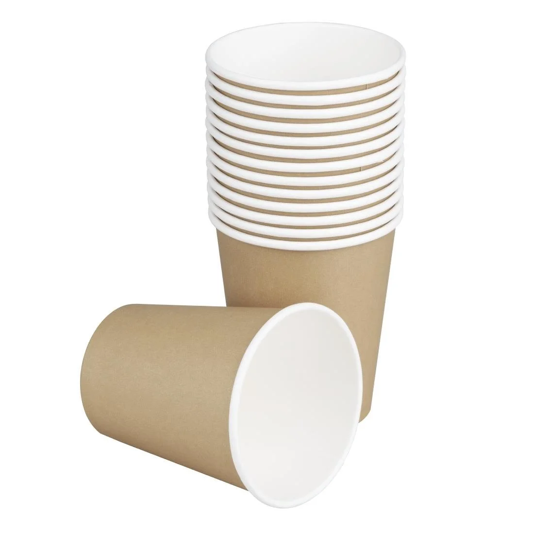 Fiesta Recyclable Hot Cups Single Wall Kraft 6oz (1000 Pack) - Image 6