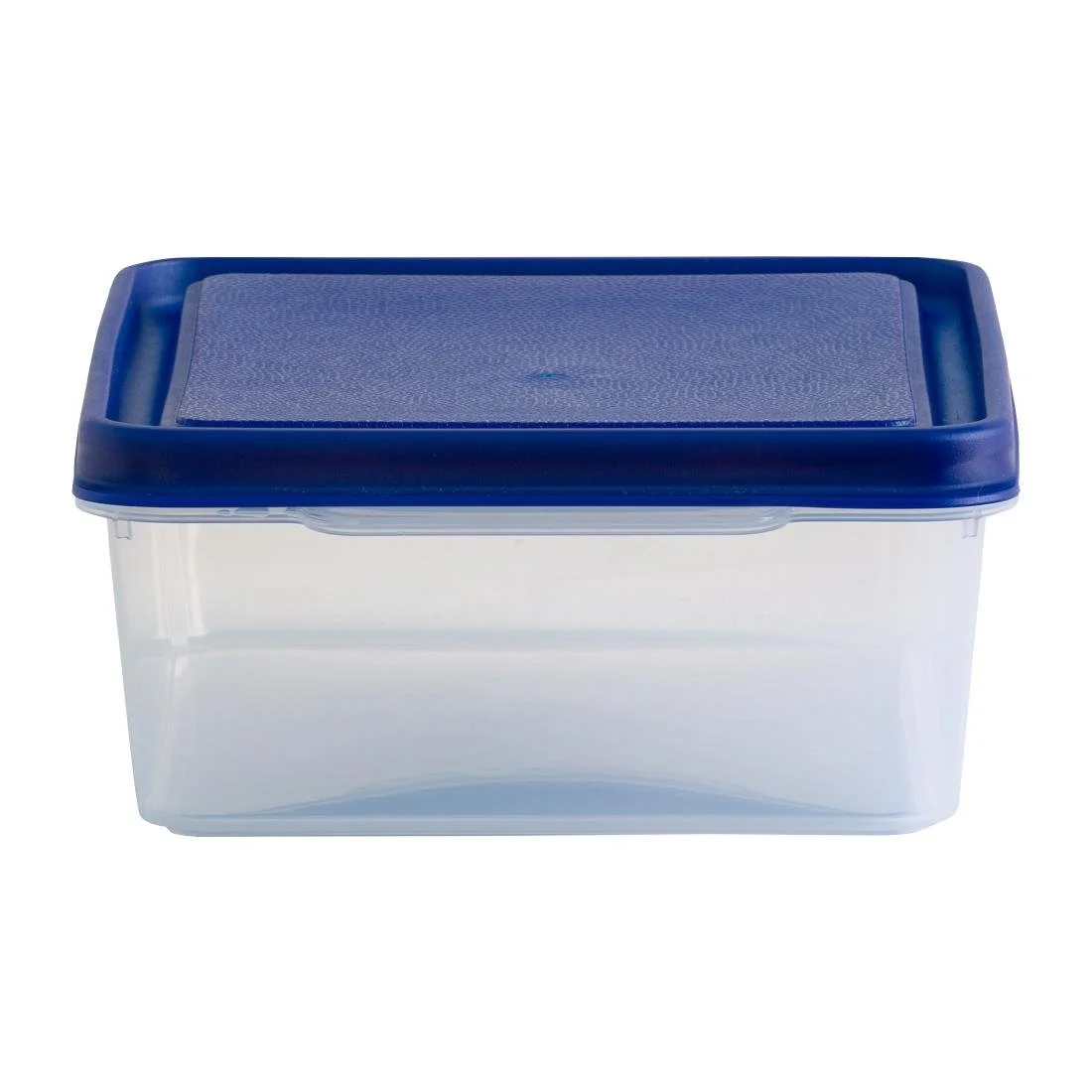 Wham Studio Rectangle Food Box Clear/Blue 2Ltr - Image 1