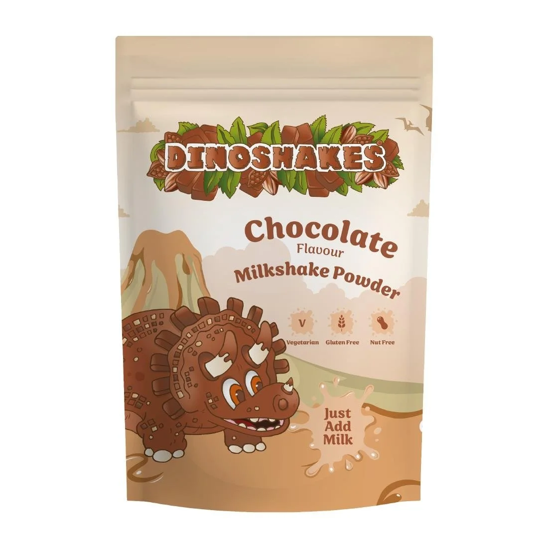 Dinoshakes Milkshake Powder Chocolate 1kg - Image 1