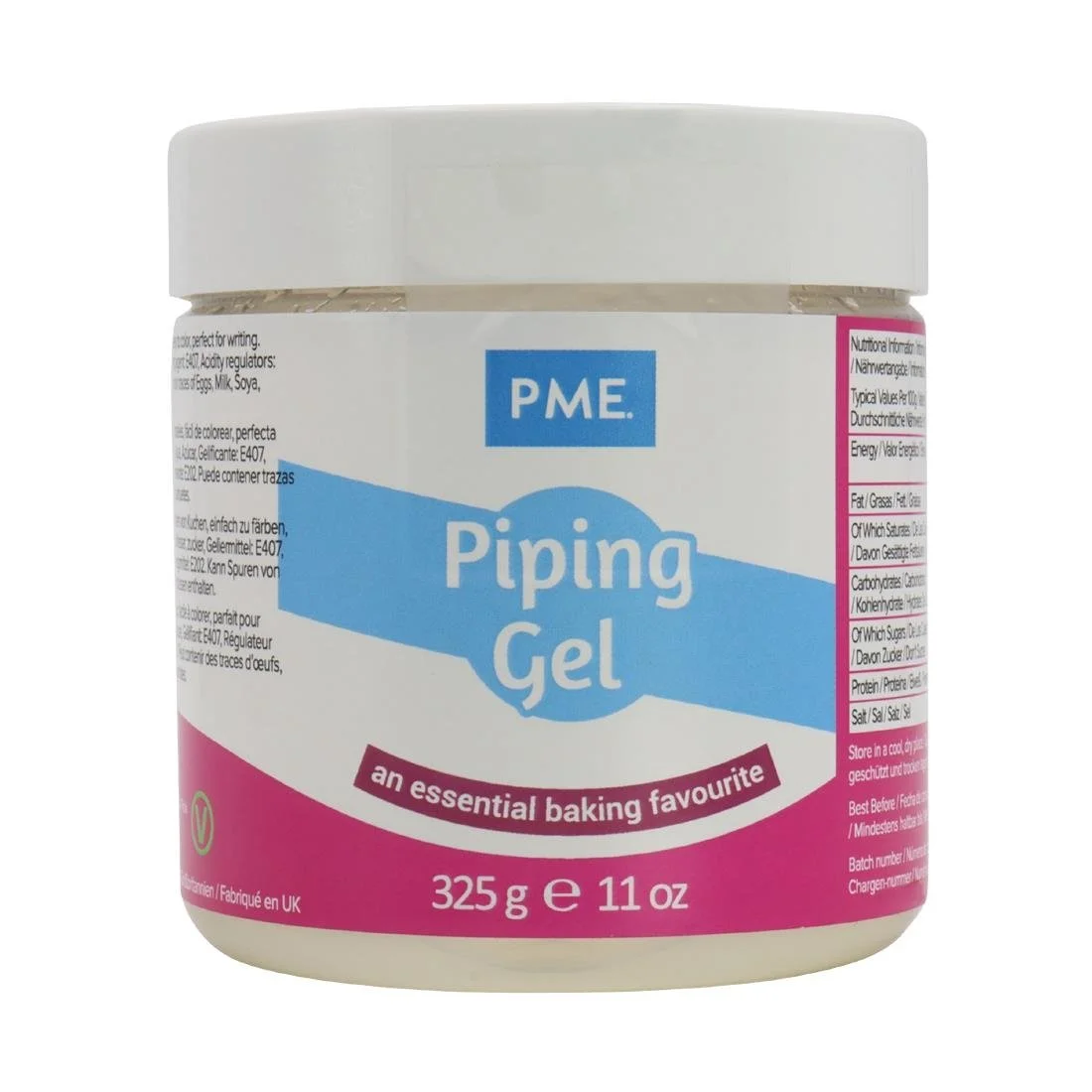 PME Essentials Piping Gel 325g - Image 2