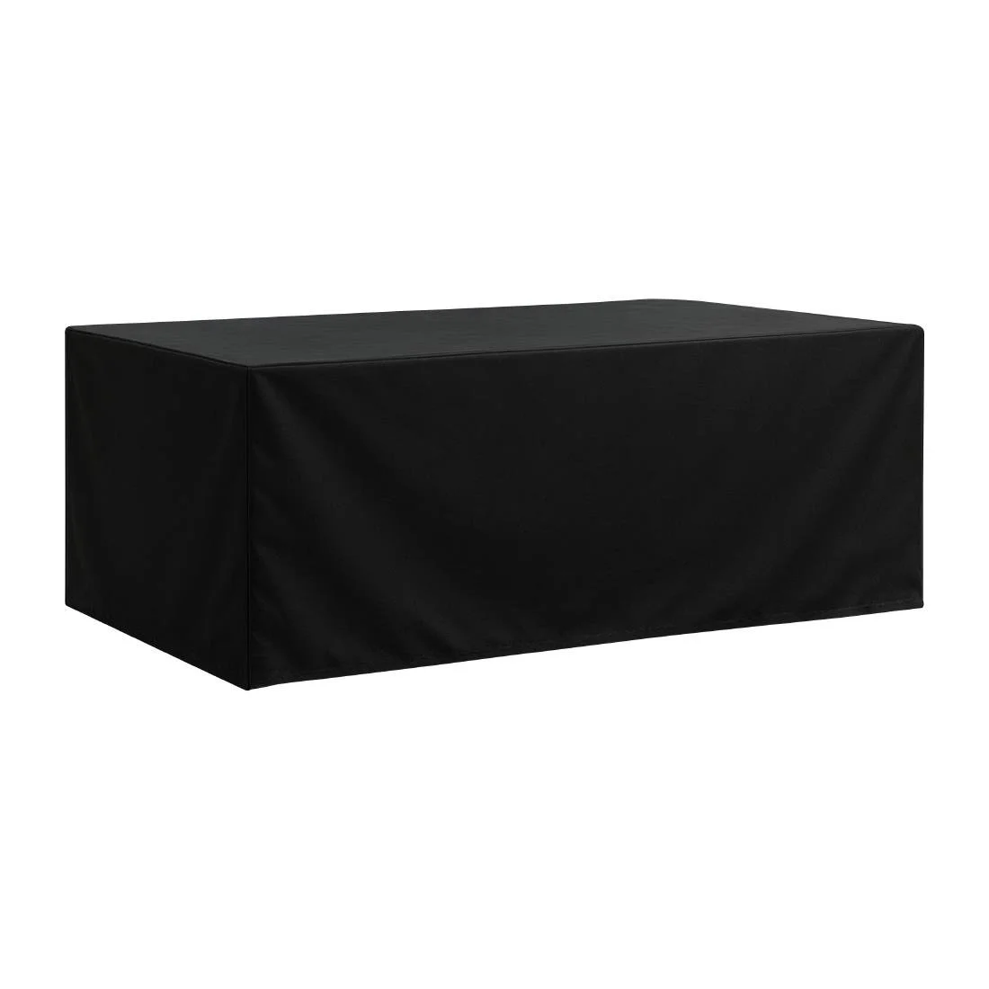Bolero Rectangular Outdoor Chair & Table Cover Black 3100x1500mm - Image 1