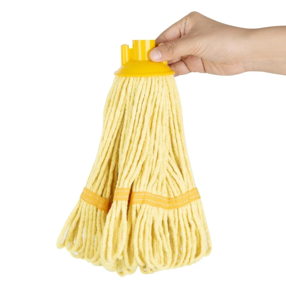 Jantex Connect Deck Mop Head Yellow Stripe 200g - Image 3