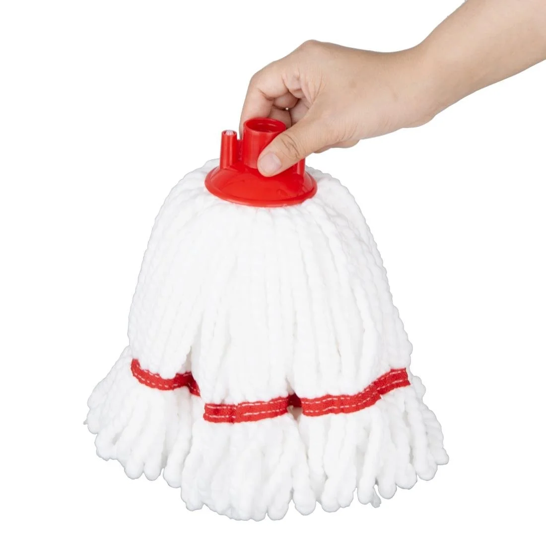 Jantex Connect Microfibre Mop Head Red Stripe 150g - Image 3