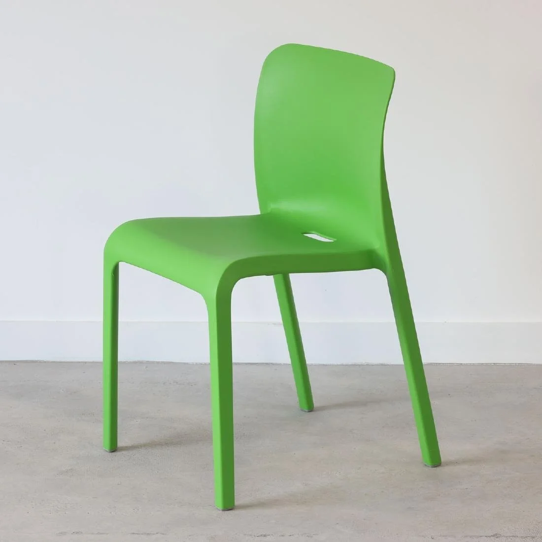 Origin POP Chair Bright Green 480x500x790mm (2 Pack) - Image 6