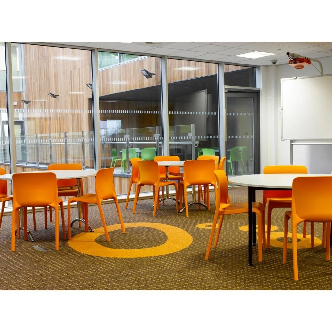 Origin POP Chair Deep Orange 480x500x790mm (2 Pack) - Image 10