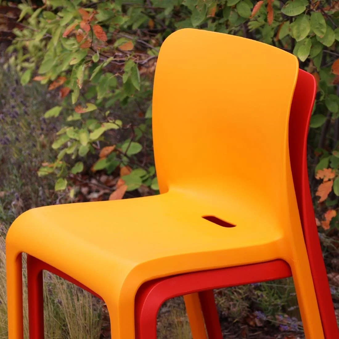Origin POP Chair Deep Orange 480x500x790mm (2 Pack) - Image 13